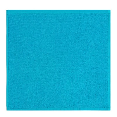 Набор махровых декоративных салфеток Этель "Сердечко"30х30см-4шт,цвет голубой,100% хлопок